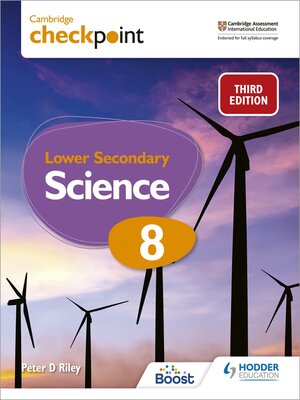 cover image of Cambridge Checkpoint Lower Secondary Science Student's Book 8